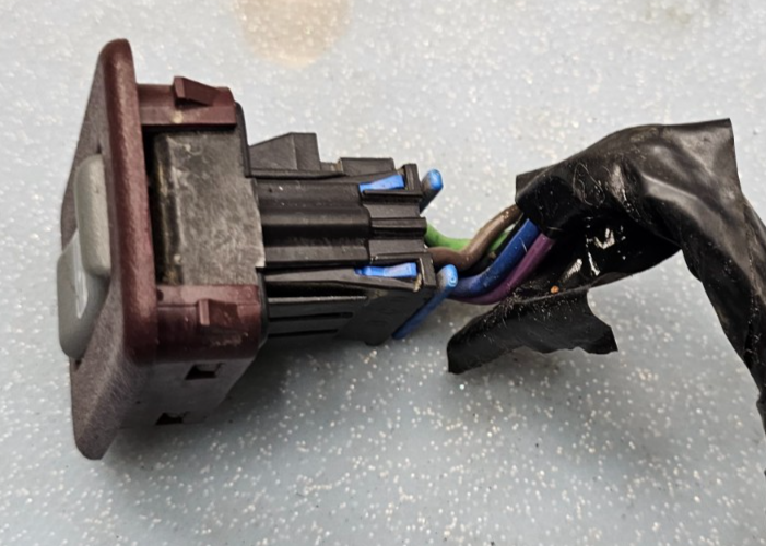 🔥95-05 Chevy GMC C/K Blazer Power Window Door Switch Lock REAR LH/RH Maroon OEM