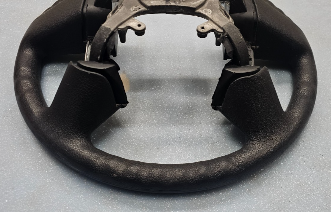 🔥2004-2008 Ford F-150 F150 Tan Leather Wrapped Steering Wheel OEM Black