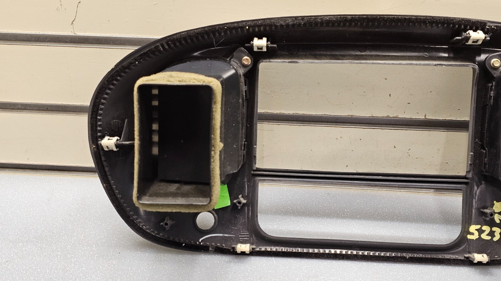 🔥97-03 Ford F150 Center Dash AM FM Radio Climate Trim Stereo BEZEL Panel Gray