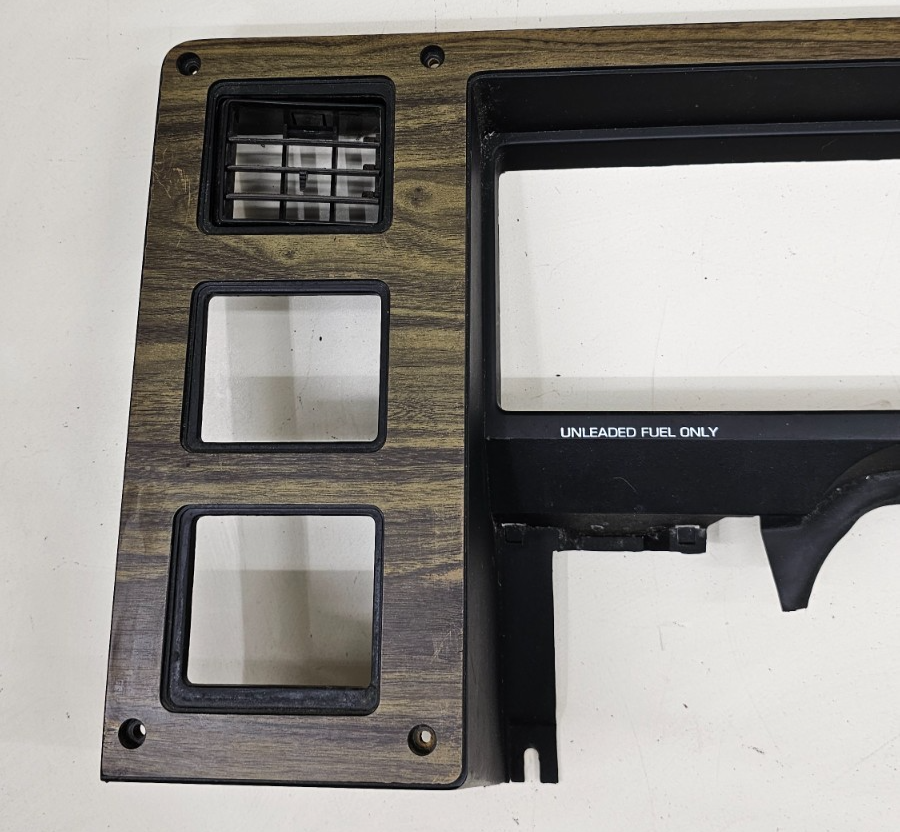 🔥87-96 Dodge Dakota OEM INSTRUMENT CLUSTER DASH SPEEDOMETER TRIM BEZEL WOOD C29
