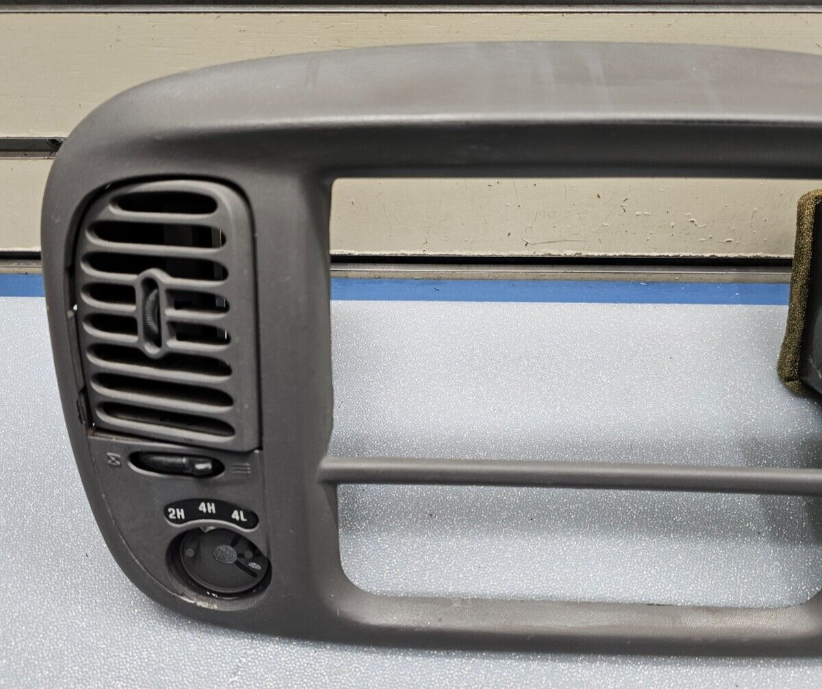🔥97-03 Ford F150 Center Dash Radio Climate Trim Stereo BEZEL Panel Line GRAY