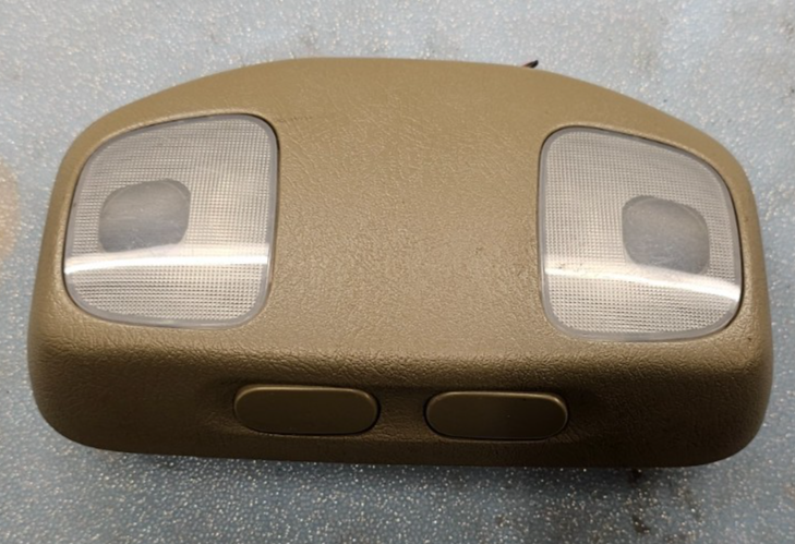 🔥98-01 Nissan Frontier Xterra OVERHEAD CONSOLE MAP DOME INTERIOR LIGHT LAMP TAN