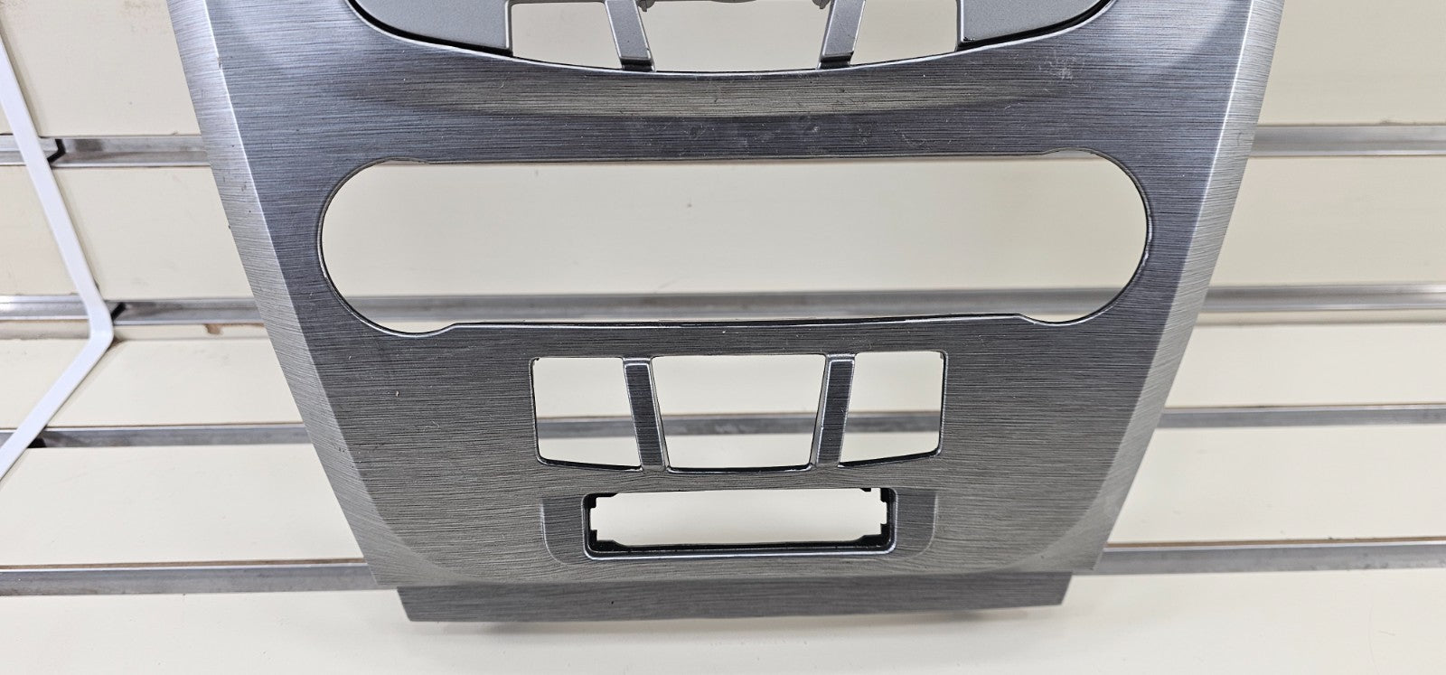  10-12 Fusion Milan Climate Control Radio Stereo Display Bezel Panel Trim Silver