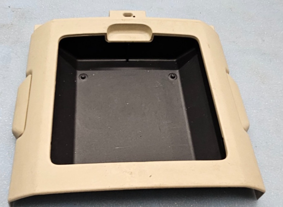 🔥04-08 Ford F150 F-150 Overhead Console SLIDING RAIL COMPARTMENT Storage Tan