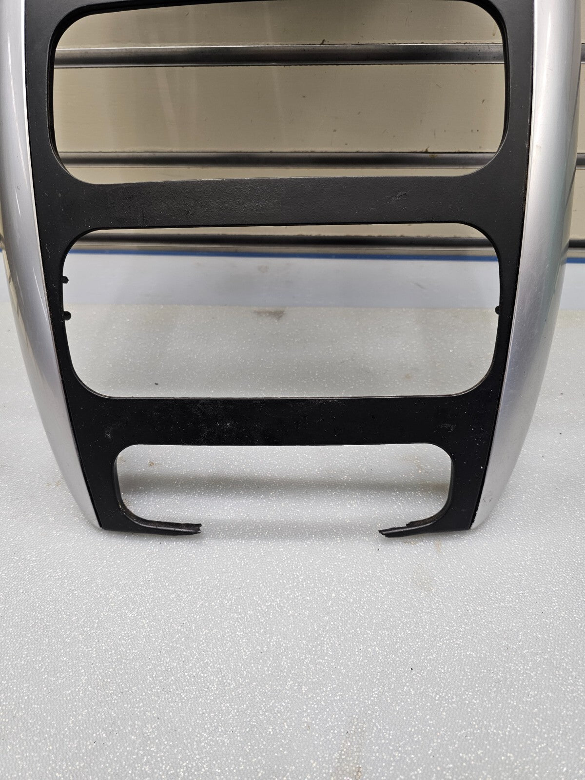 🔥01-07 Dodge Caravan Town & Country dash radio climate TRIM bezel BLACK/SILVER