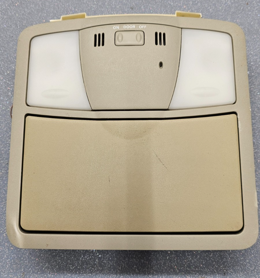 🔥09-14 Maxima Murano Rogue Overhead Console Storage Dome Map Light Lamp Tan
