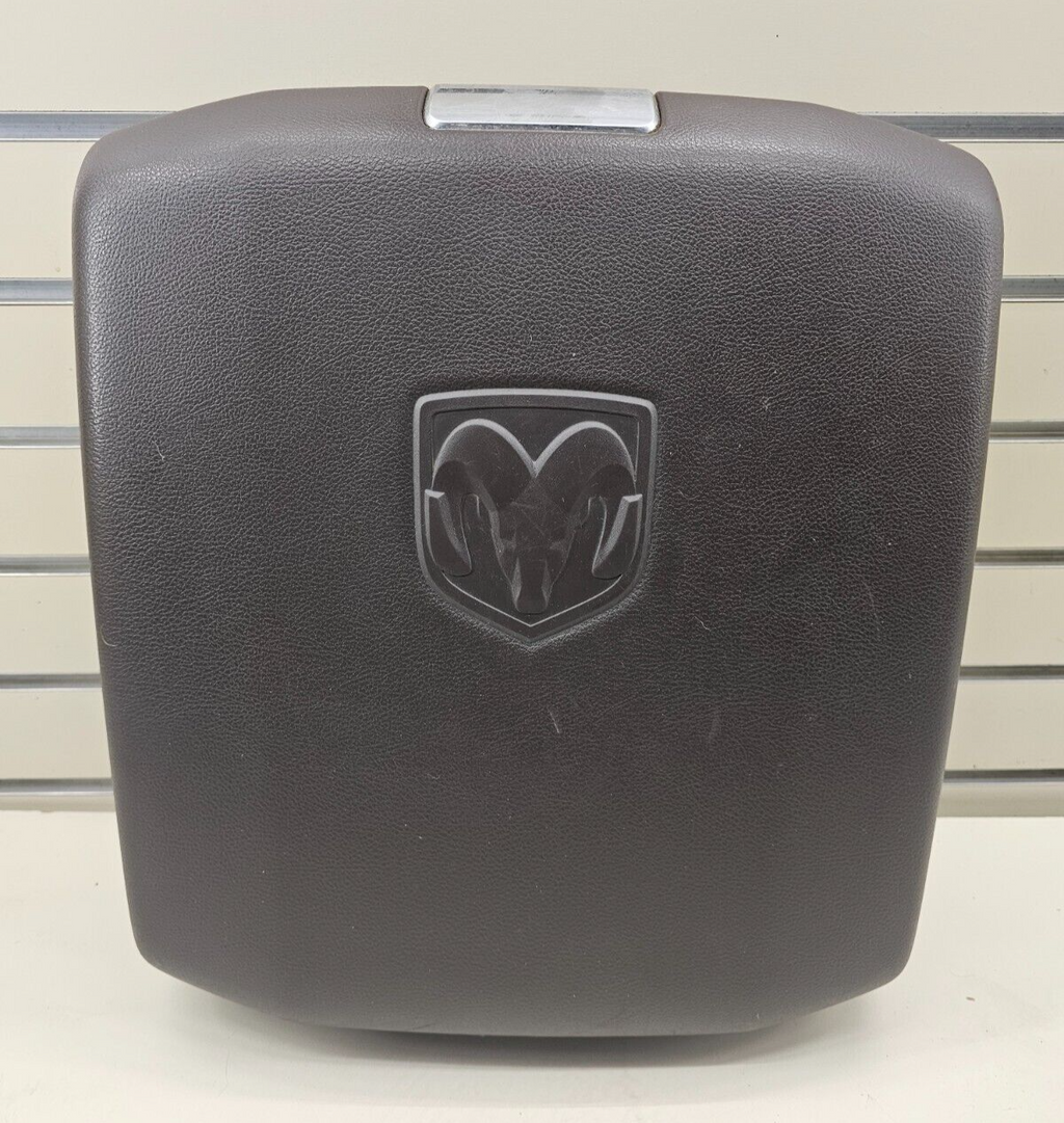 🔥09-12 Dodge RAM 1500 Front Center Console Lid Armrest Leather Cover DARK TAN