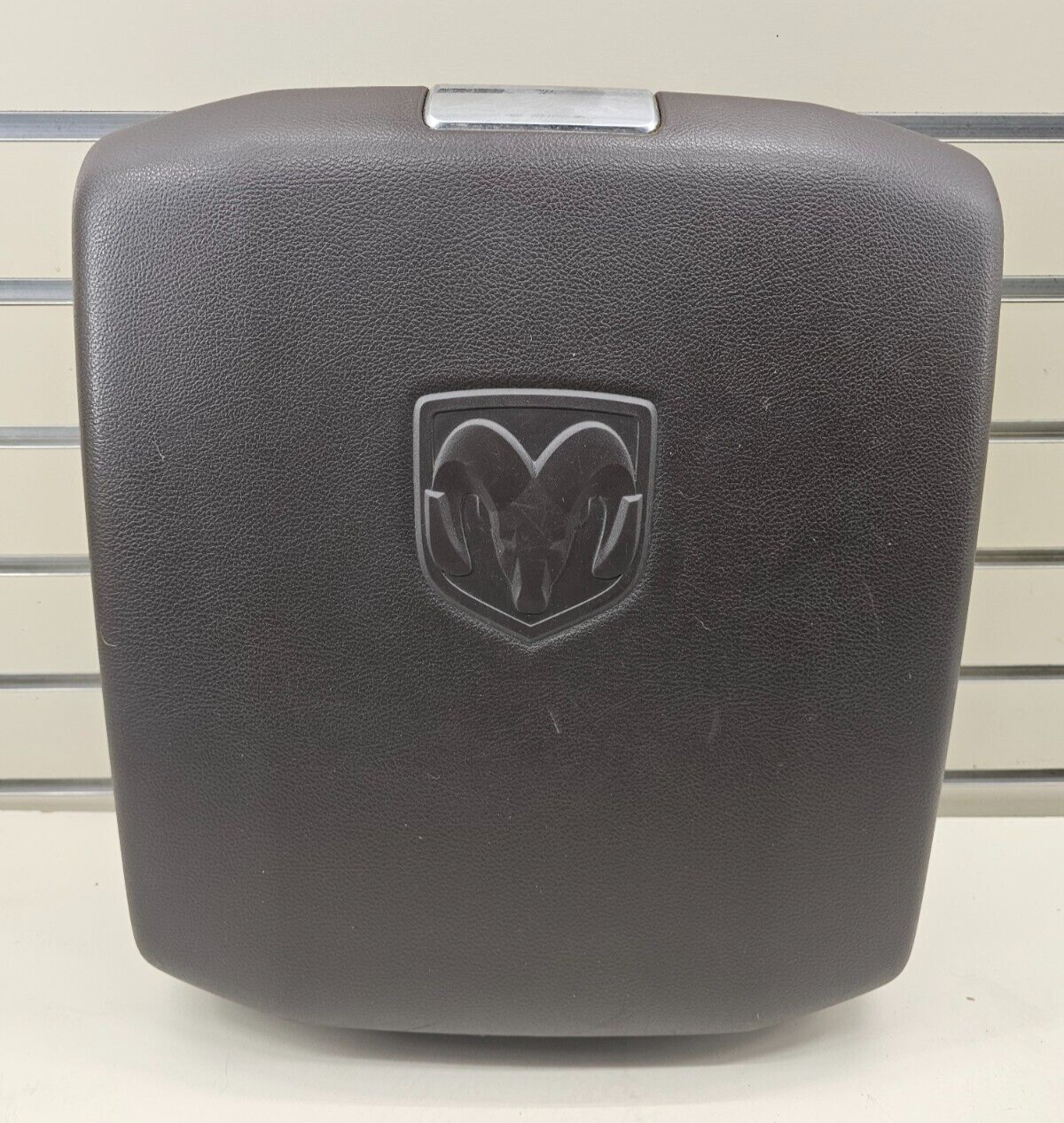 🔥09-12 Dodge RAM 1500 Front Center Console Lid Armrest Leather Cover DARK TAN