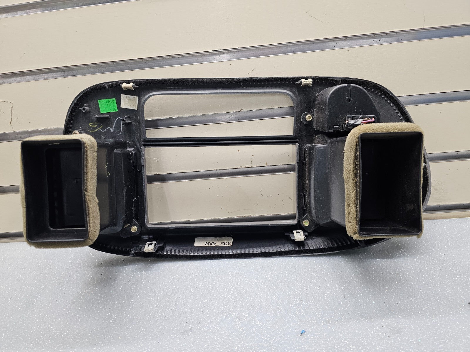 🔥97-03 Ford F150 Center Dash Radio Climate Trim Surround BEZEL Panel Line GRAY