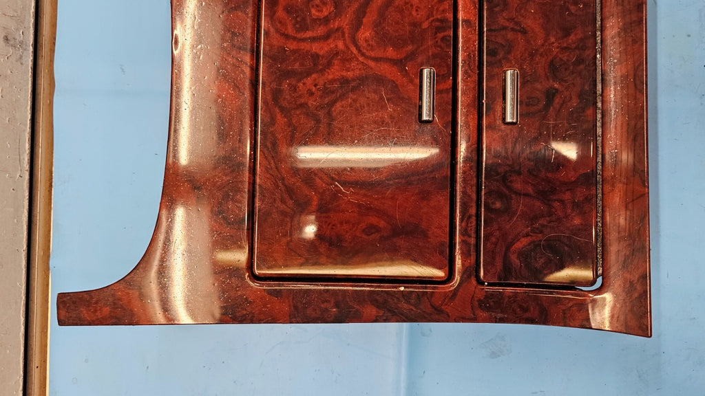 🔥07-14 CADILLAC ESCALADE CENTER CONSOLE CUP HOLDER BEZEL TRIM WOOD