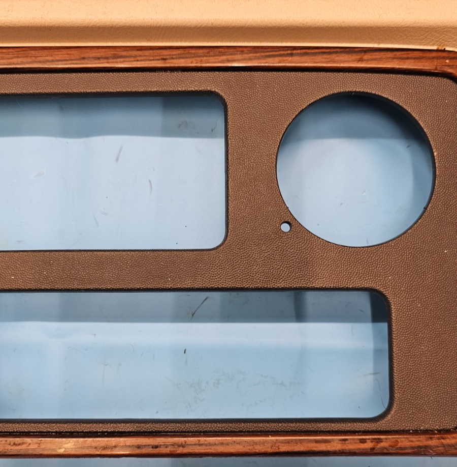 🔥03-06 Escalade Dash AM FM Radio Bezel Trim Instrument Panel Assembly woodgrain