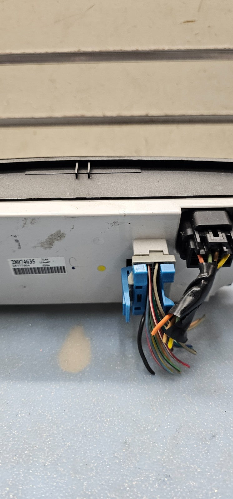 07-09 Saturn Aura Dash AC HVAC A/C Heater Temperature Climate Control Panel Wood
