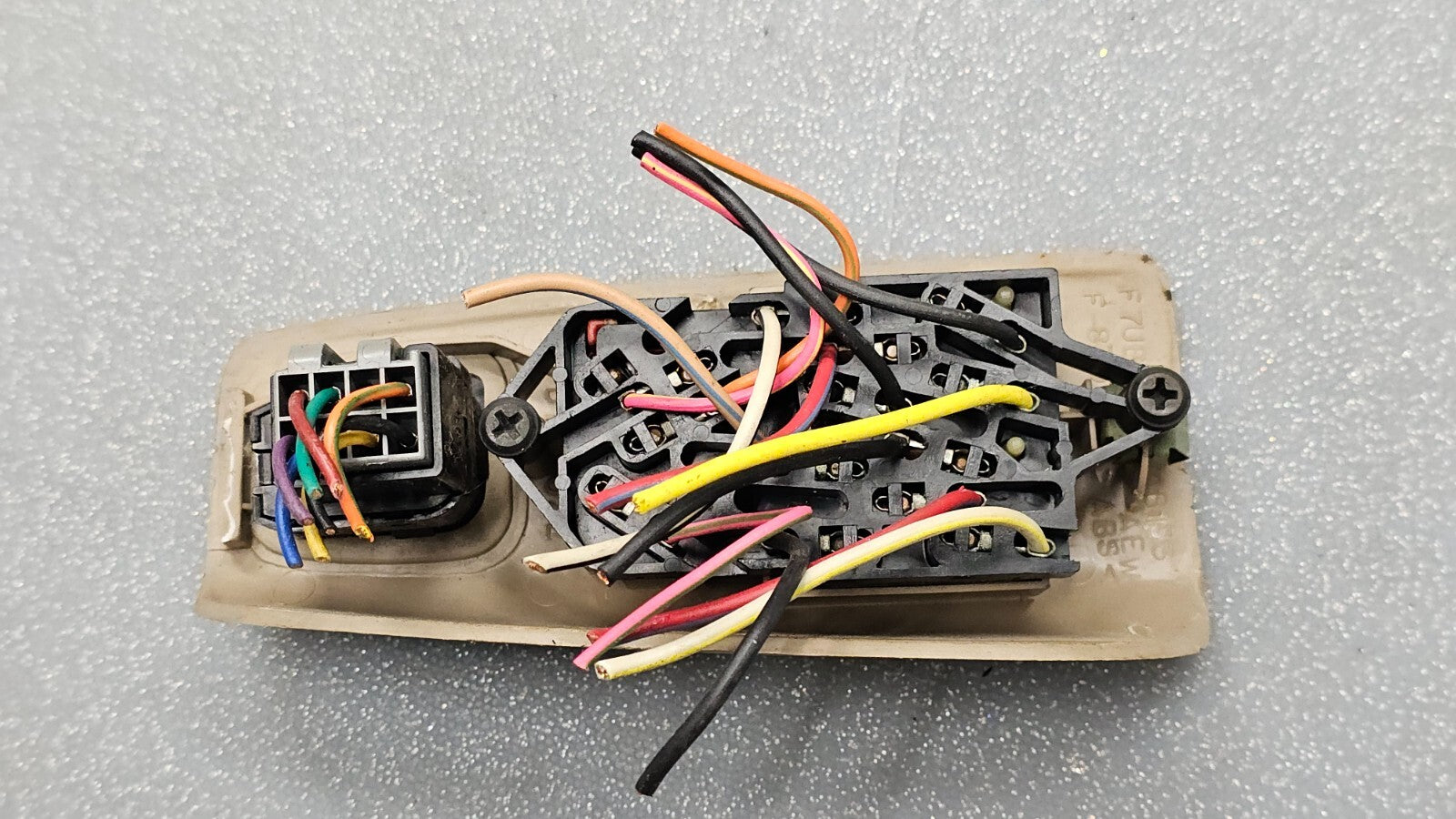 🔥03-08 Ford E150 E250 E350 Left Driver Door Mirror Window Power Lock Switch Tan