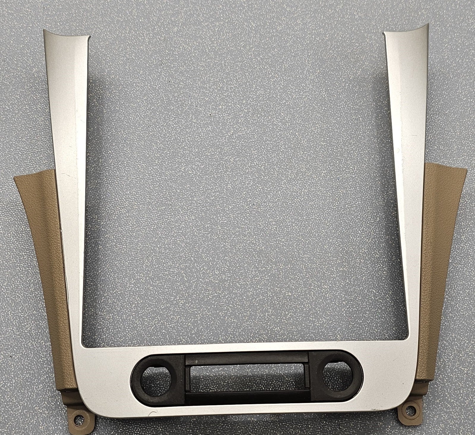 🔥08-12 Chevy MALIBU Center Dash Radio Bezel Panel OFF Signal Trim Tan SILVER B8