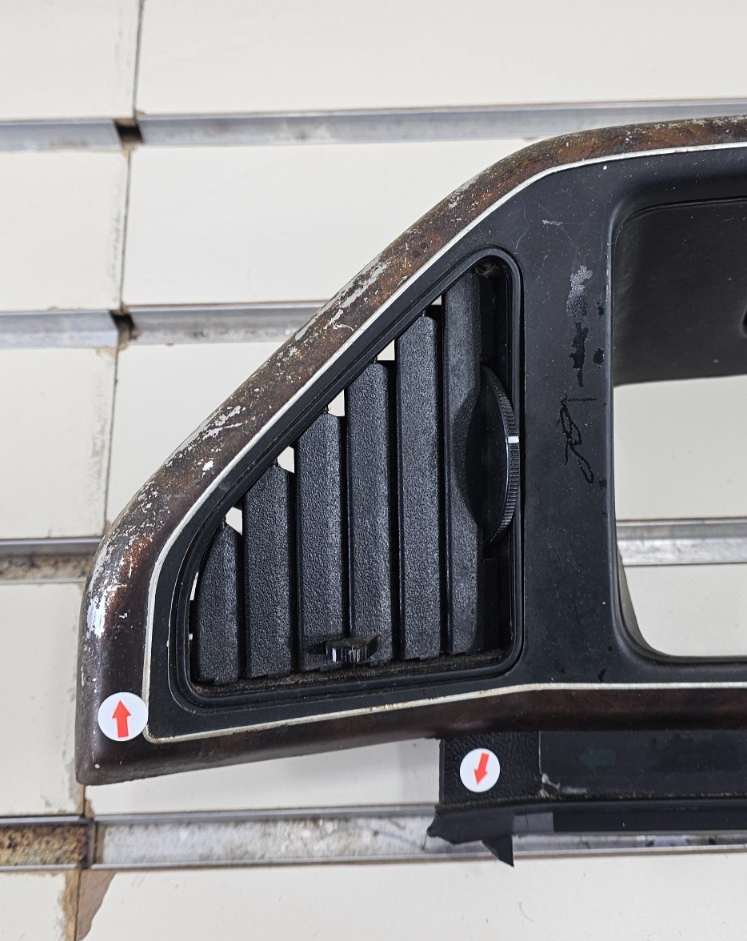 87-91 Ford F150 F250 BRONCO Dash Instrument CLUSTER Bezel Speedometer Woodgrain