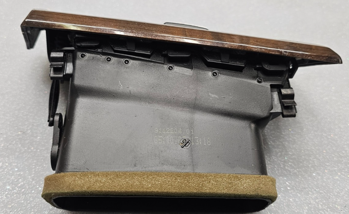 🔥04-10 BMW 535I 525I 530I 550I Dash Left Driver A/C AC Air Vent Heater Wood