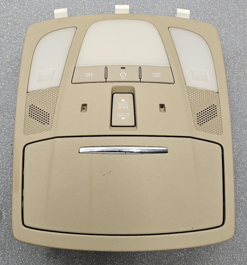 🔥10-13 Suzuki Kizashi Overhead Roof Console Dome Map Reading Light Lamp Tan