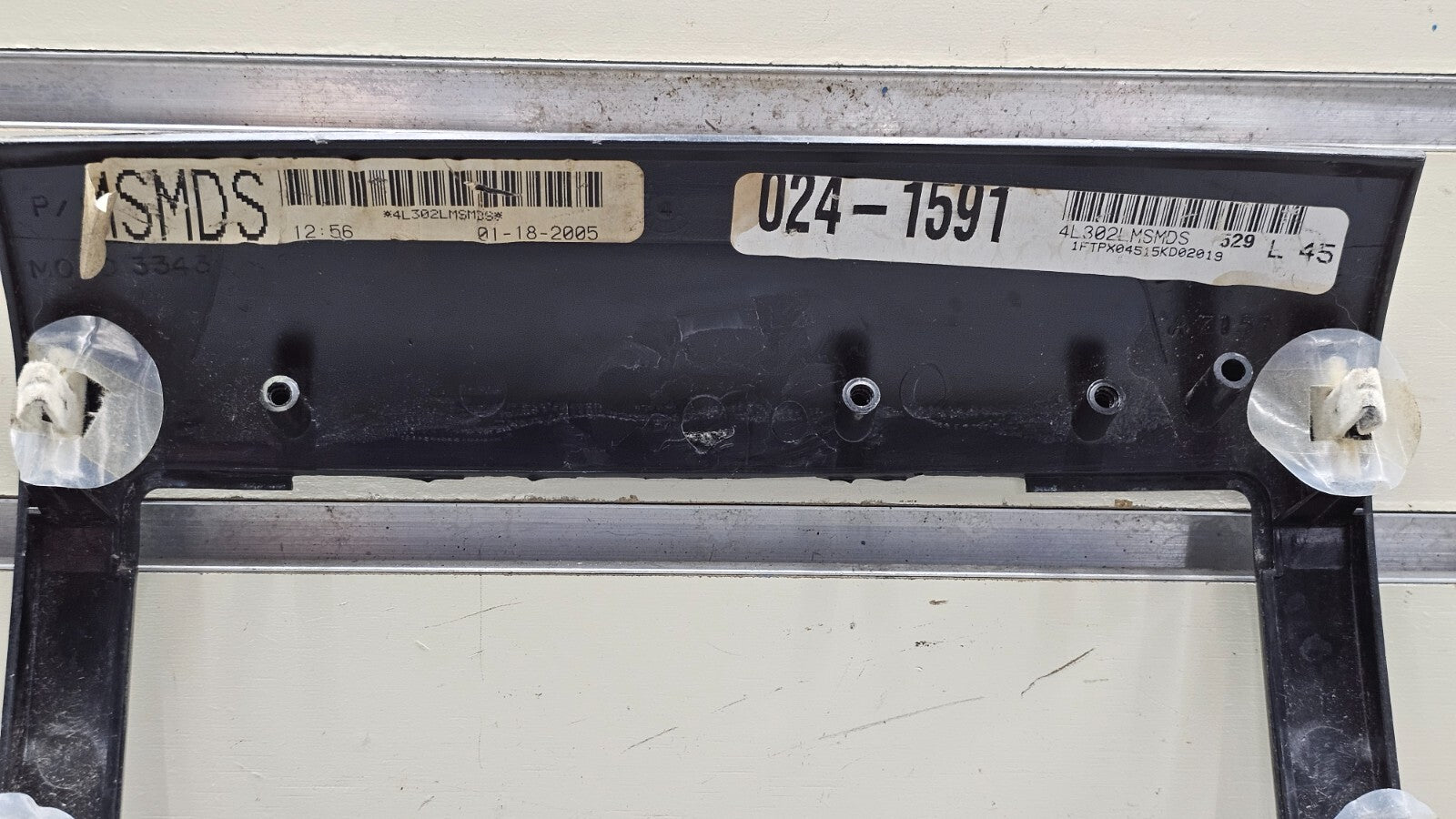 🔥04-08 Ford F150 Dash AM FM Radio Stereo Climate Bezel Trim Panel Carbon Fiber