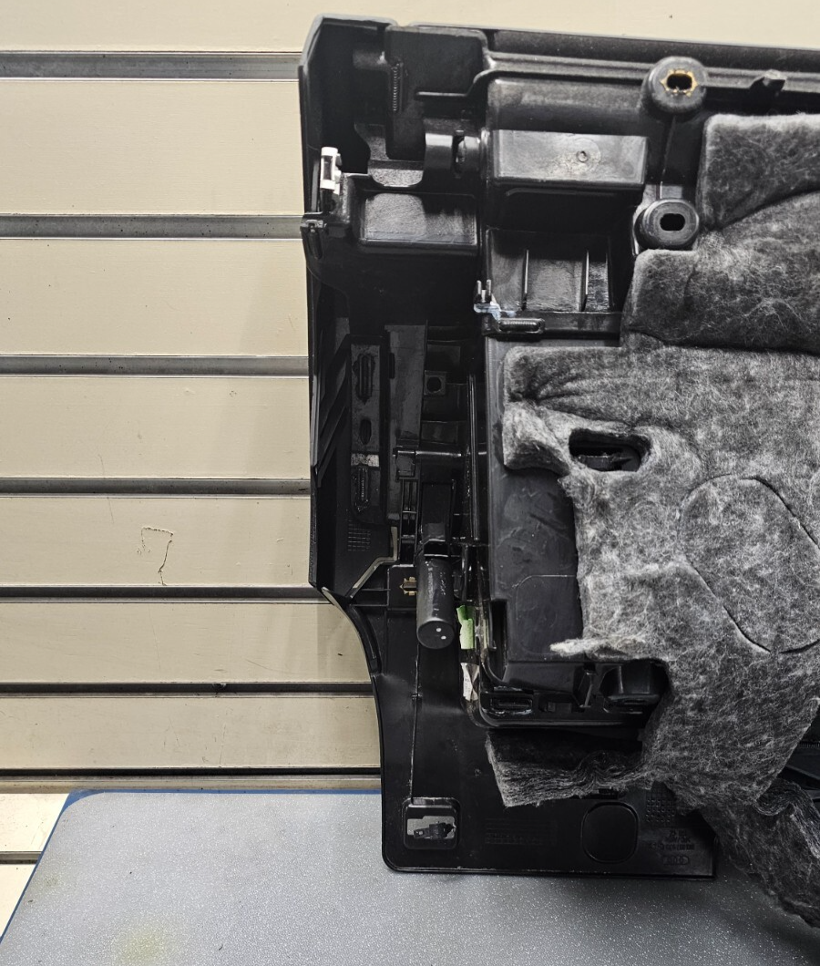 🔥09-16 AUDI A4 S4 DASH GLOVE BOX STORAGE COMPARTMENT ASSEMBLY PANEL BLACK OEM