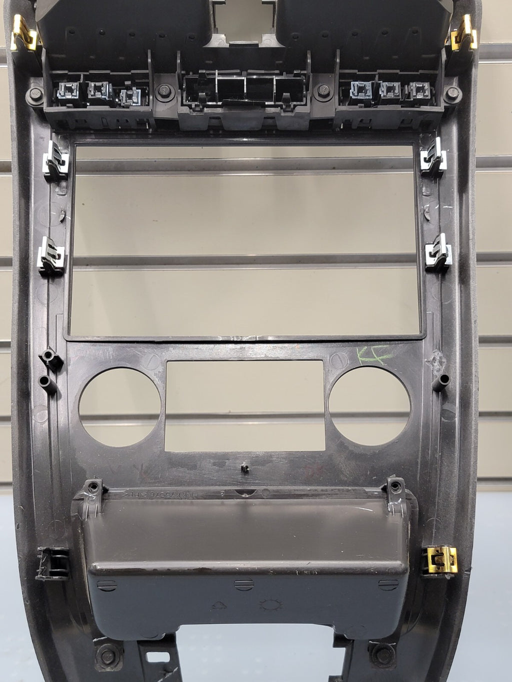 07-09 Equinox Center Dash Radio Climate Stereo Bezel Trim Panel SILVER/BLACK B43