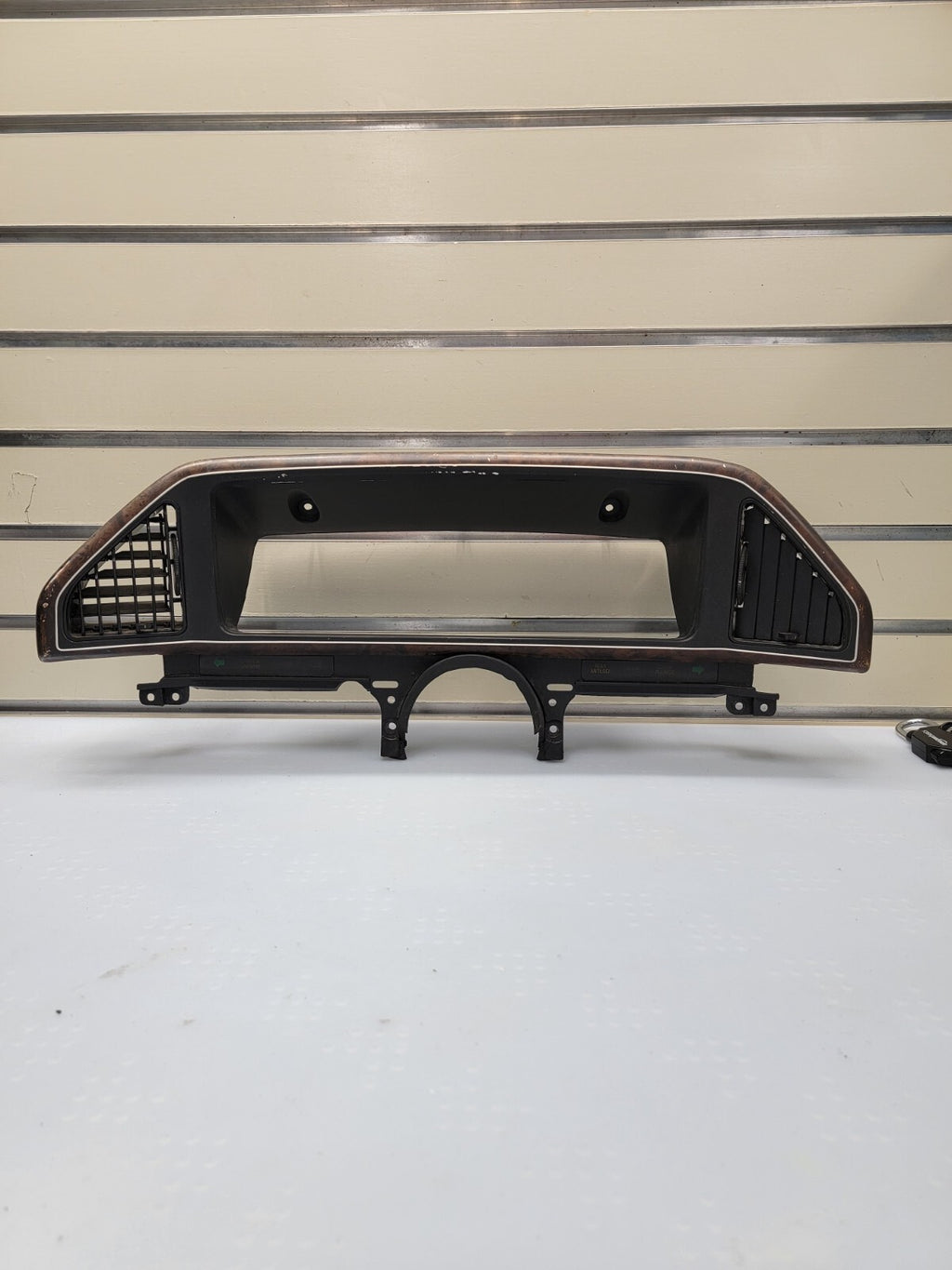 🔥87-91 Ford F150 F250 F350 BRONCO Dash CLUSTER BezelSpeedo Gauge Trim Black C11