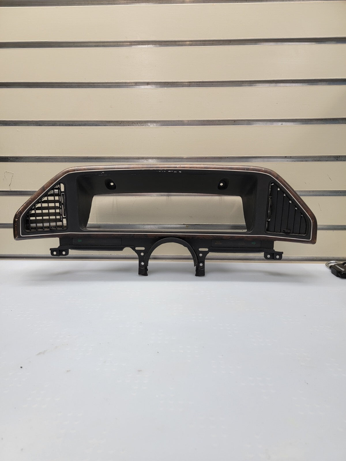 🔥87-91 Ford F150 F250 F350 BRONCO Dash CLUSTER BezelSpeedo Gauge Trim Black C11
