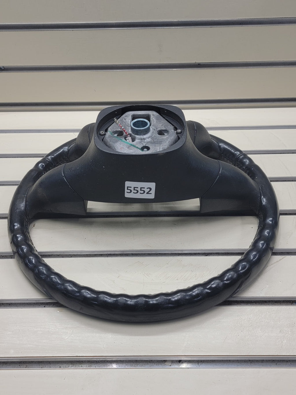 🔥03-06 SILVERADO SIERRA YUKON TAHOE SUBURBAN STEERING WHEEL LEATHER BLACK