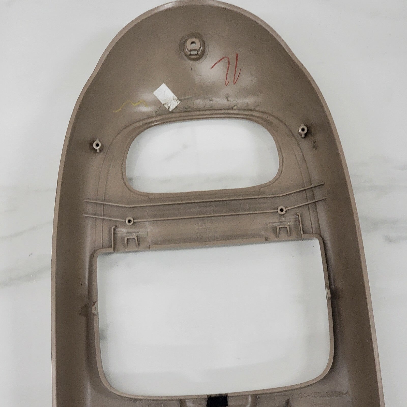 🔥97-03 Ford F150 EXPEDITION Overhead Console DOME Comp STORAGE Frame LT TAN 08