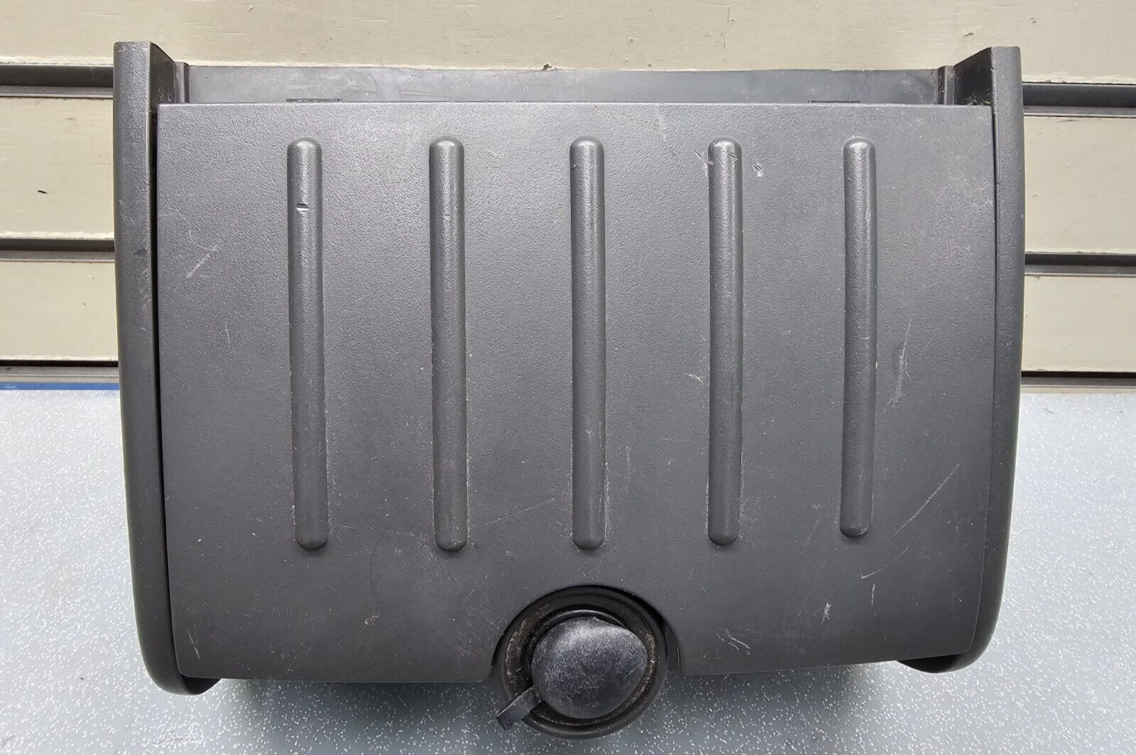 🔥04-08 Ford F150 Bench Seat Arm Rest Cup Drink Holder Black OEM