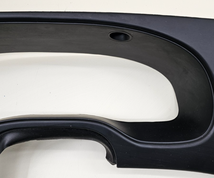 🔥97-03 Ford E-150 Econoline Dash Instrument Cluster Bezel Climate Radio Black