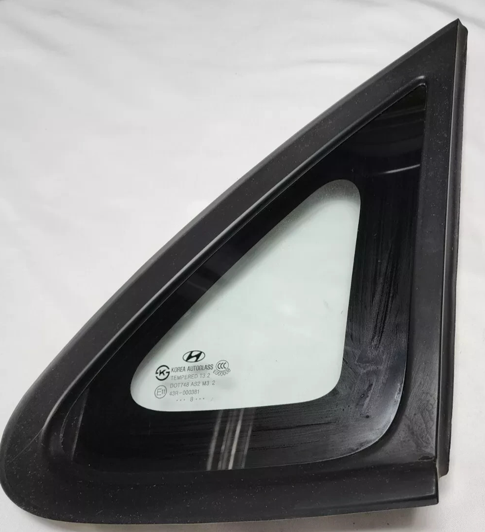 🔥07-10 Hyundai Elantra Right Passengers REAR Quarter Glass