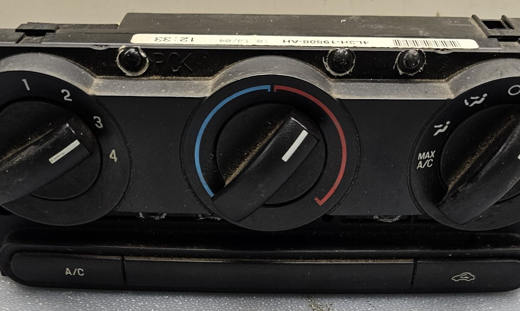 04-08Ford F150 F250 Dash Center AC Heater Climate Control Temperature Unit 2Knob