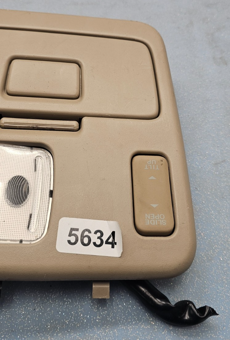 🔥98-06 Sienna Tundra Dome Map Light Overhead Console Sunglass Storage Tan OEM