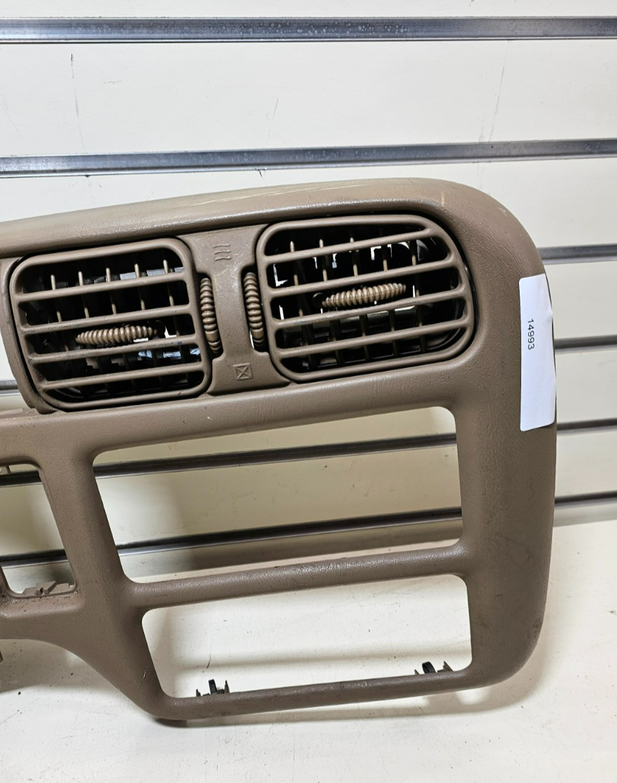 98-04 BLAZER S10 JIMMY SONOMA Cluster Dash Radio Bezel Tan