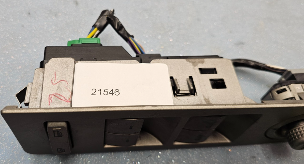 🔥07-09 Lincoln MKZ Driver's Side Door Master Window Control Switch Silver OEM
