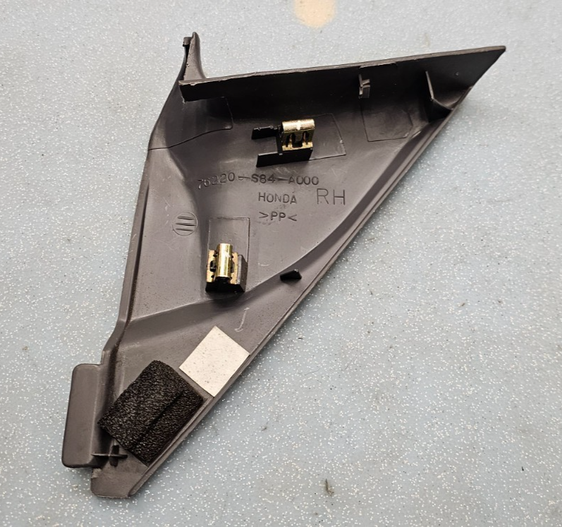 🔥00-02 Honda Accord Right Passenger Interior Corner Mirror Cover Trim OEM BLACK