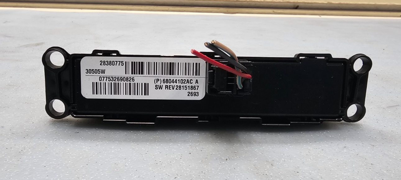 🔥07-10 SEBRING AVENGER Dash Emergency Hazard Light Switch OEM