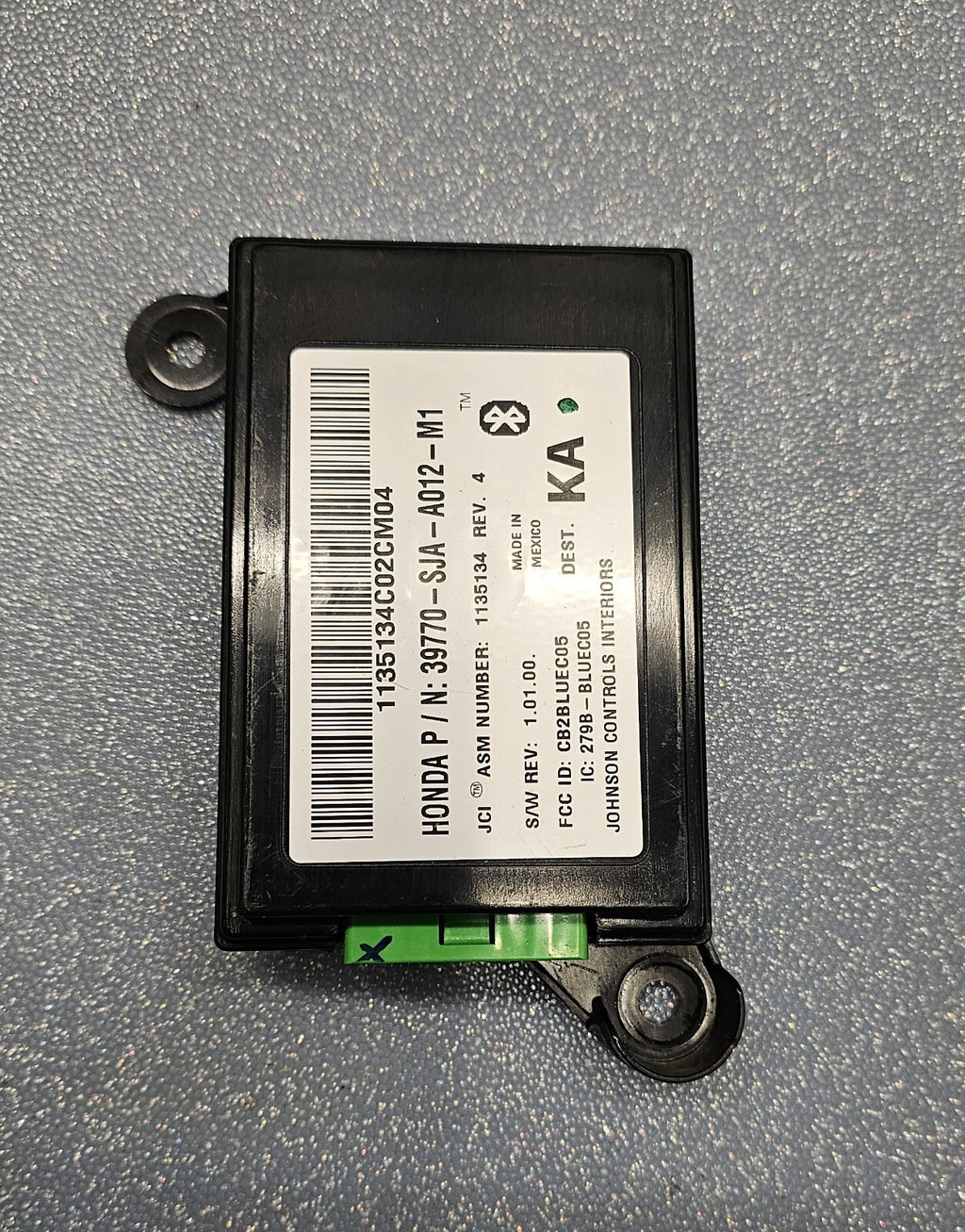🔥05-08 ACURA RL FRONT LEFT DRIVER BLUETOOTH CELLPHONE CONTROL MODULE UNITE