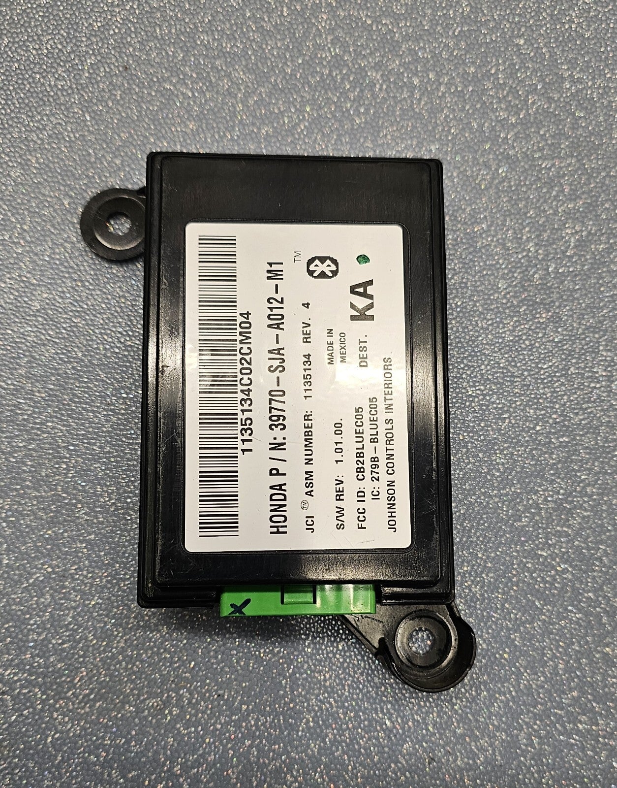 🔥05-08 ACURA RL FRONT LEFT DRIVER BLUETOOTH CELLPHONE CONTROL MODULE UNITE
