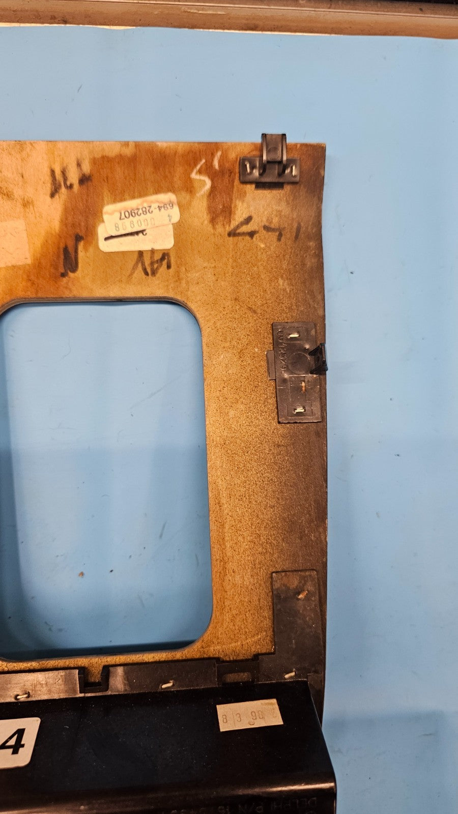 98-01 Mercedes ML320 ML430 Center Console Shifter Bezel Trim Window Switch Wood