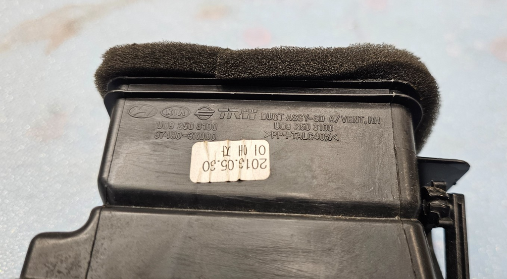 🔥11-13 ELANTRA DASH RIGHT PASSENGER HVAC AC HEATER AIR VENT CONDITIONING SILVER