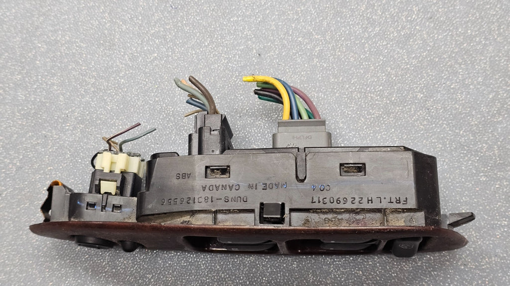 🔥04-07 MALIBU LEFT DRIVER MASTER POWER WINDOW DOOR CONTROL SWITCH ASSEMBLY WOOD