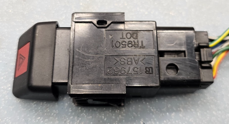 98-02 COROLLA 05-10 AVALON HAZARD EMERGENCY LIGHT SWITCH DRIVER ASSY DK BLACK