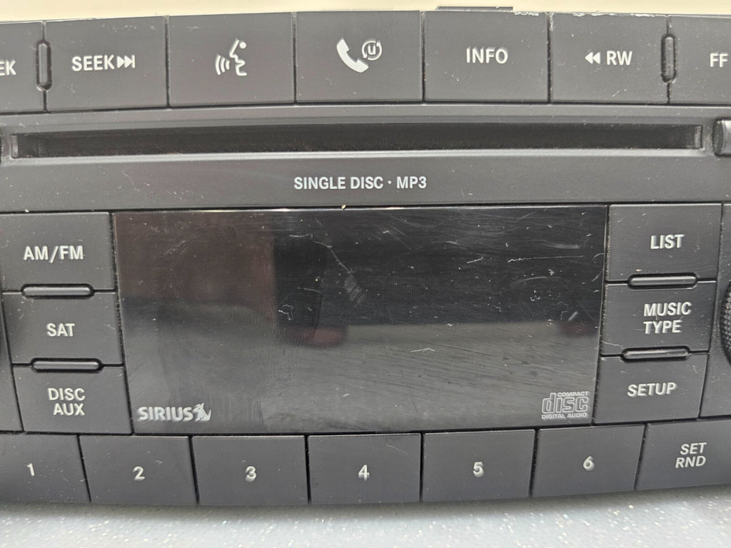 🔥09-10 Grand Caravan Liberty Dash AM FM Radio Satellite CD Player MP3 Receiver