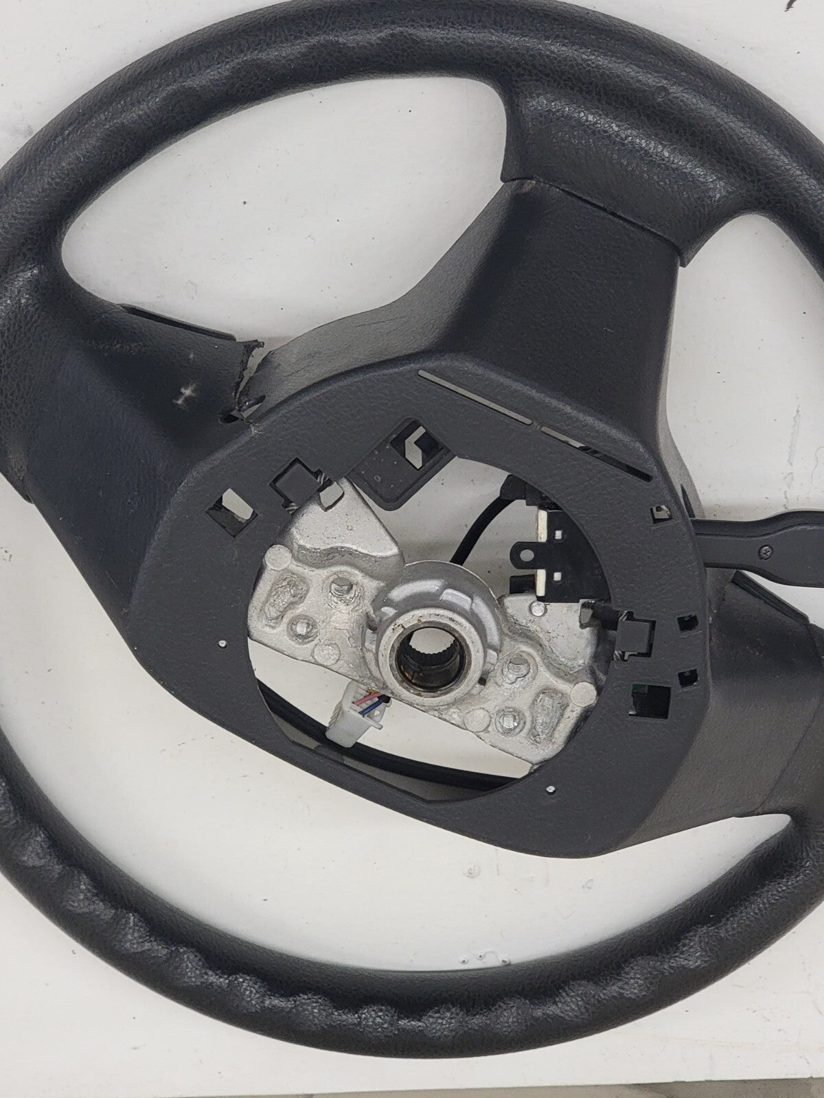 🔥06-12 TOYOTA RAV4 LEFT DRIVER STEERING COLUMN WHEEL COVER LEATHER BLACK OEM