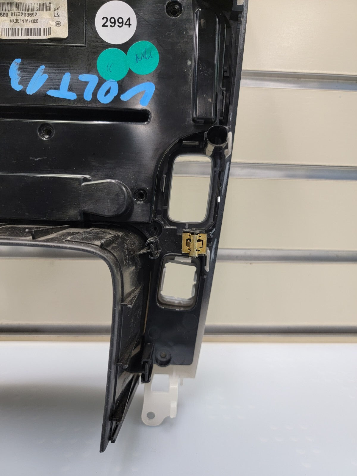 🔥2012 - 2015 Chevy Chevrolet Volt Radio Climate Display Control Bezel WHITE