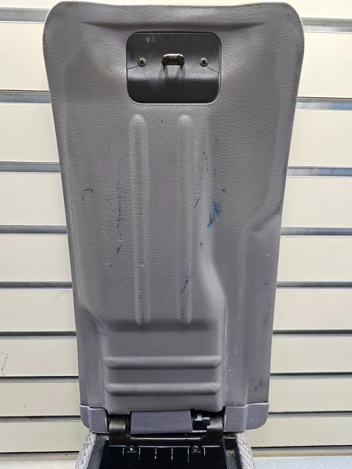 🔥94-97 S10 Blazer Jimmy Center Cosnole Armrest Lid Jump Seat Leather/Cloth Gray