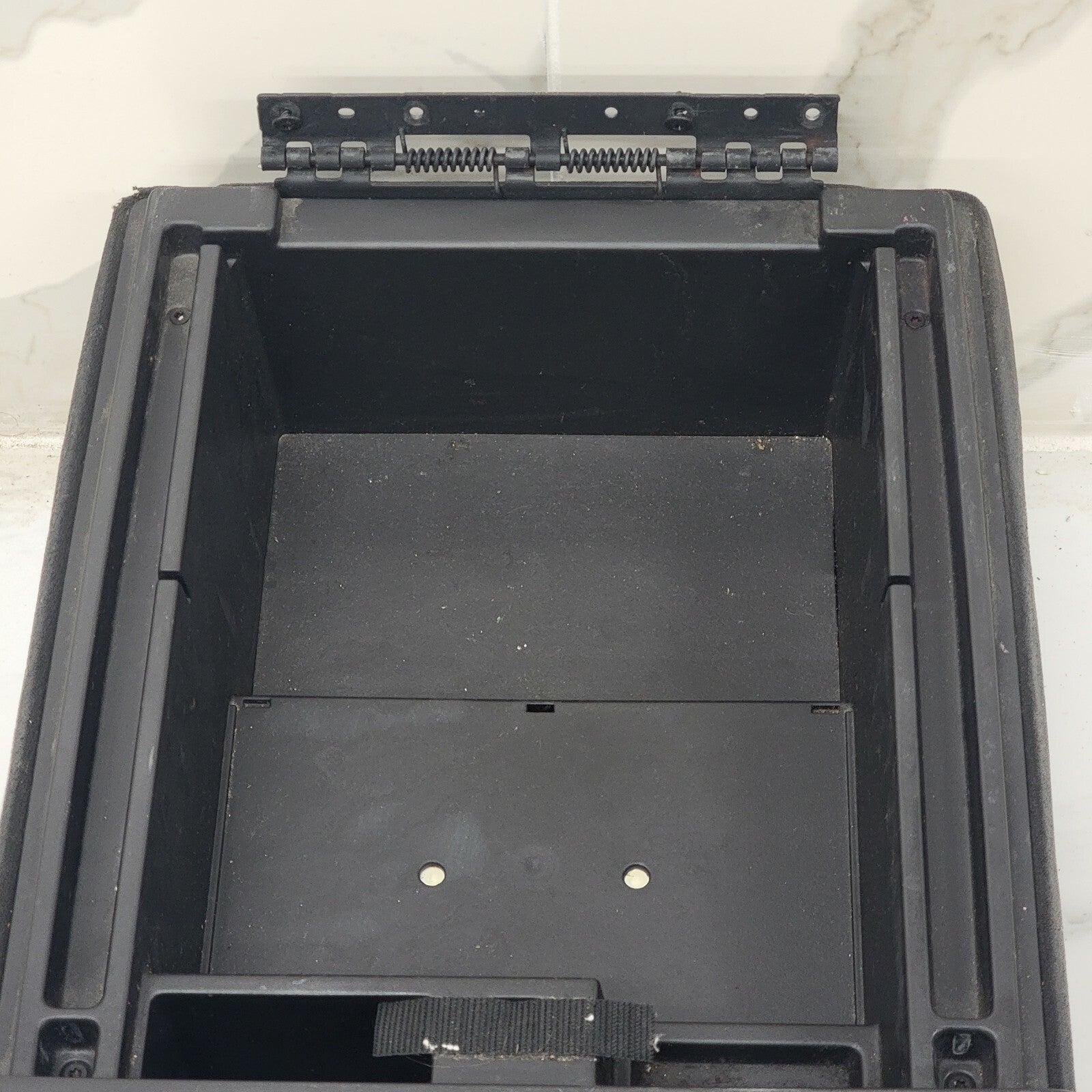 🔥07-13 SILVERADO SIERRA Center Console JUMP SEAT Armrest 3 CUP Holder BLACK JS5