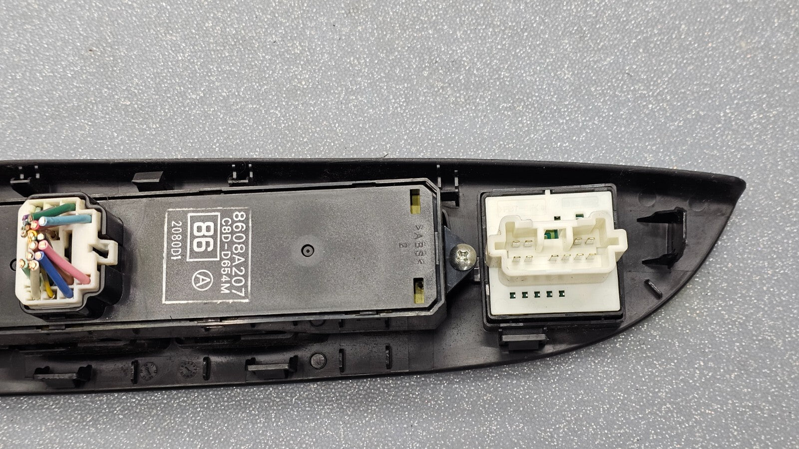 11-16 MITSUBISHI ASX RVR FRONT LEFT DRIVER MASTER POWER DOOR WINDOW SWITCH BLACK