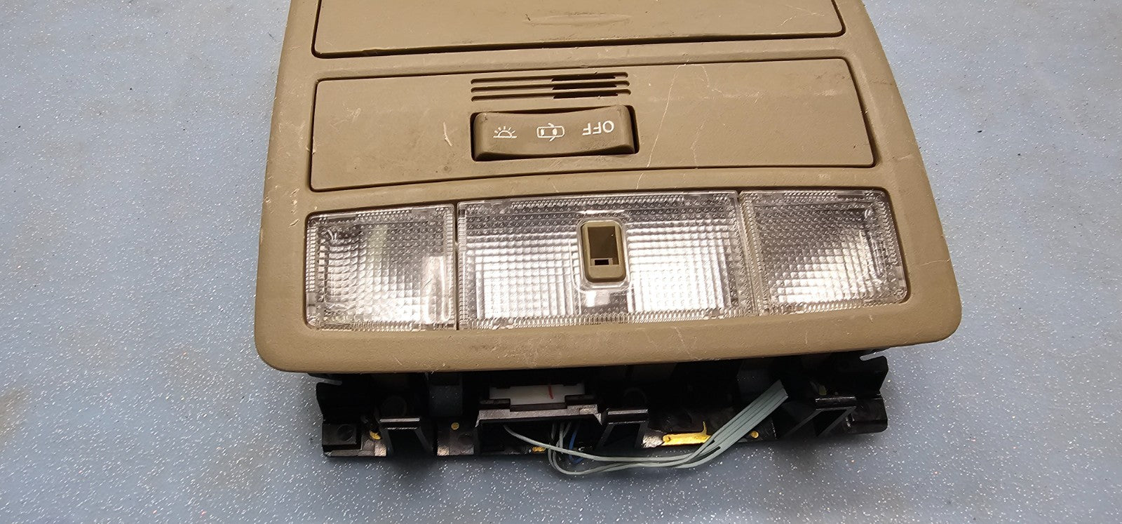 🔥07-11 Toyota Camry Overhead Console Dome Map Light Lamp Storage Assembly TAN